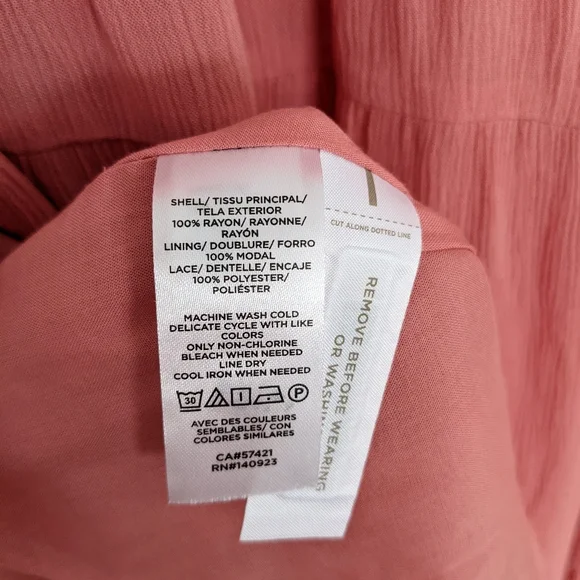 LOFT Flutter Sleeve Tiered Dress - Picture 11 of 11